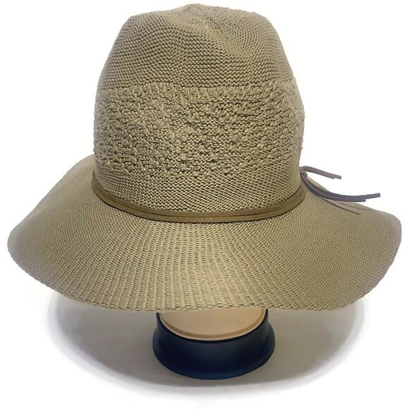 David and Young D&Y Floppy Brown Panama Hat Packable Wide Brim - Picture 5 of 8
